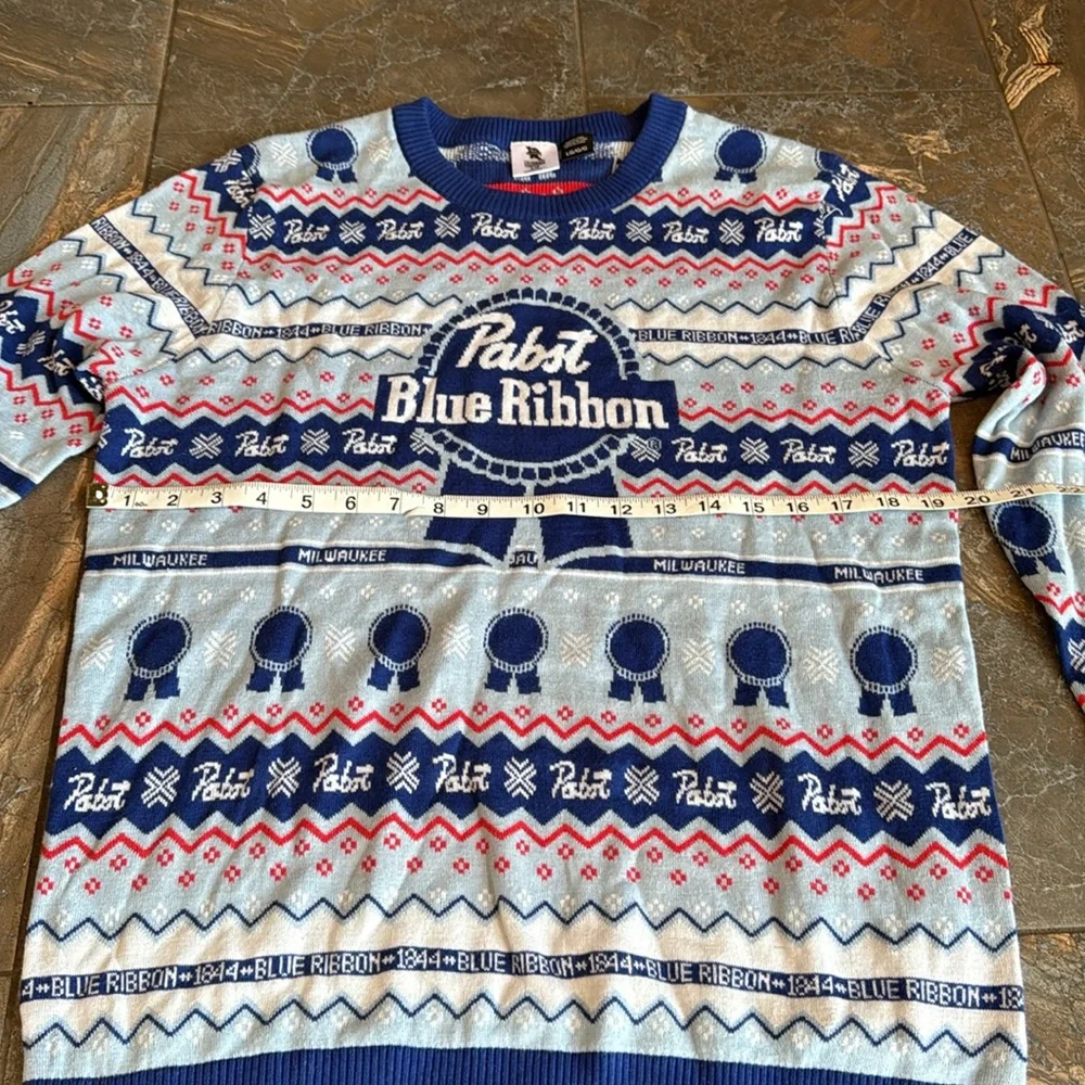 Pabst Blue Ribbon stay cozy